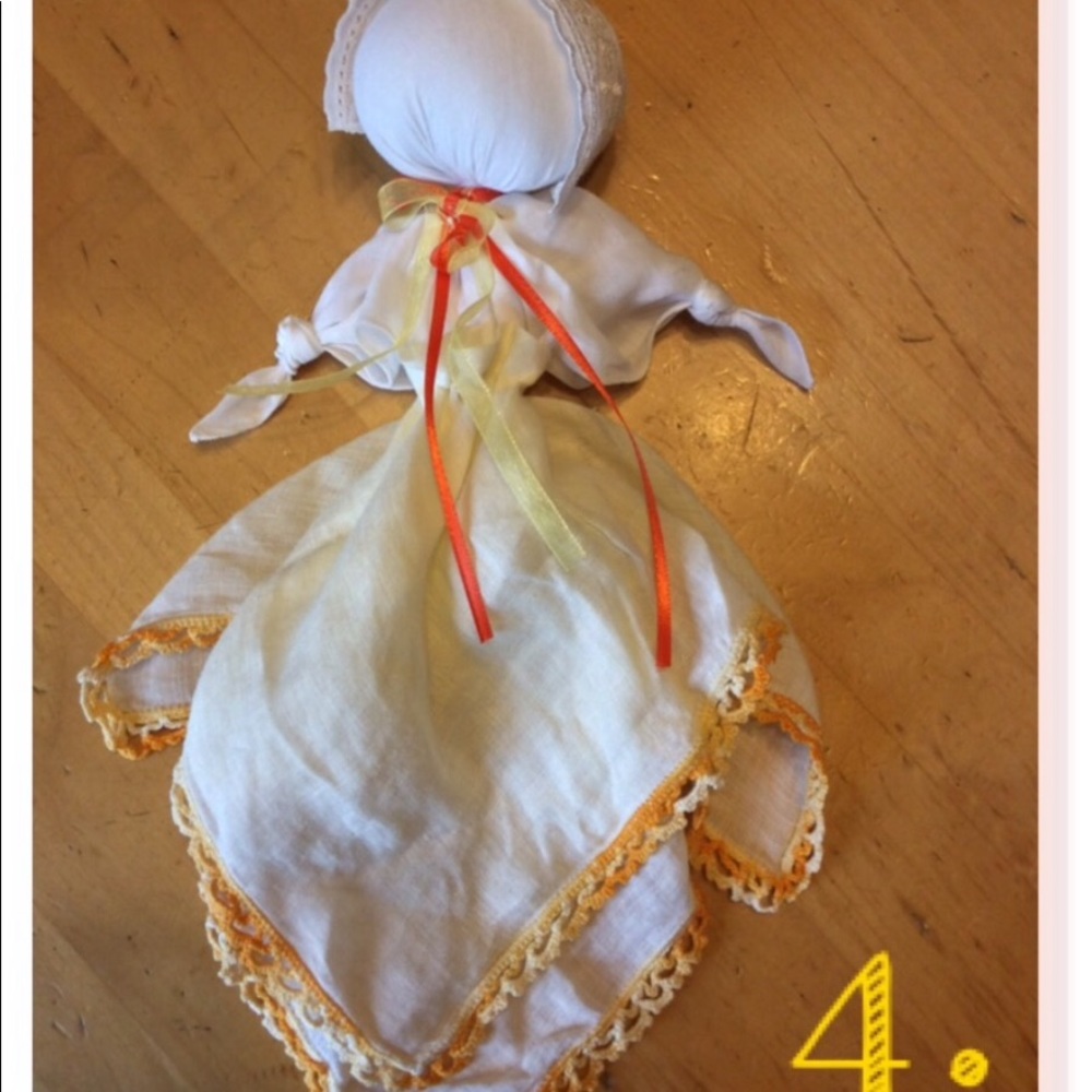 Vintage Handkerchief Church Doll